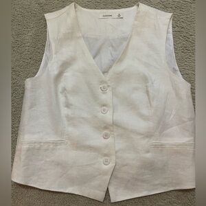 Glassons Ivory Sleeveless vest